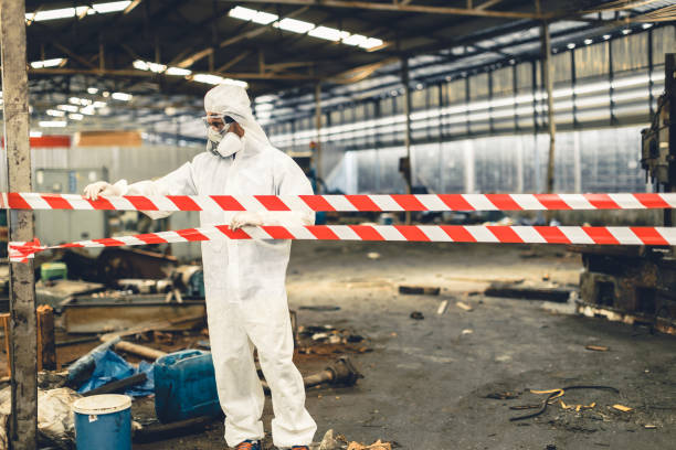 Professional Biohazard technician working in Orange Cove, CA